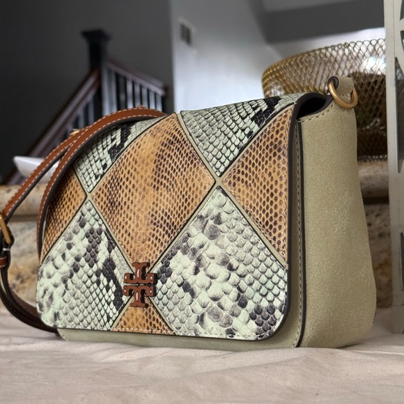 Tory Burch Handbags - 625!+ New Tory Burch thea Patchwork Flap Crossbody multi color